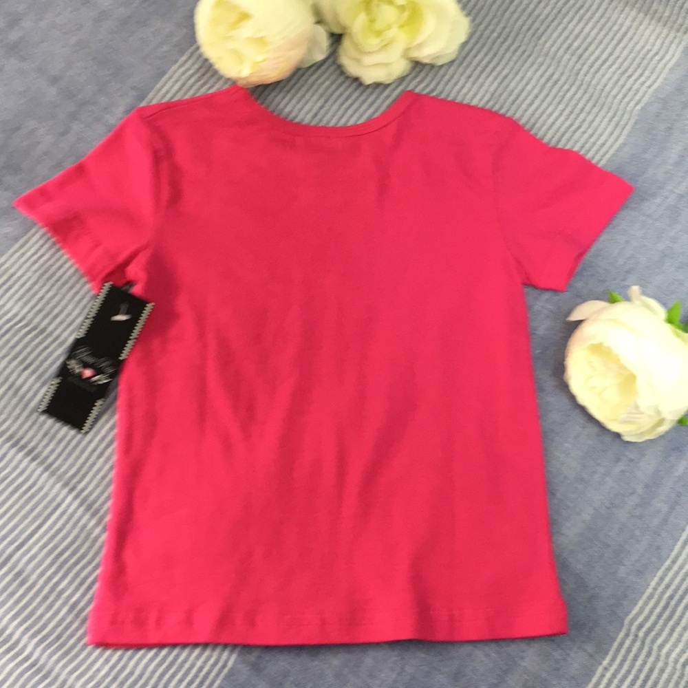 Flower Girl 🌷 Bling Crystals T-Shirt Size 4 - Picture 6 of 9